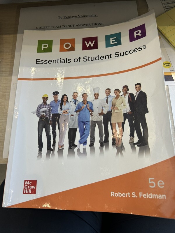 P. O. W. E. R. Learning and Your Life: Essentials of Student Success by…
