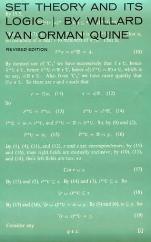 Set Theory and Its Logic: Revised Edition by Quine, Willard Van Orman