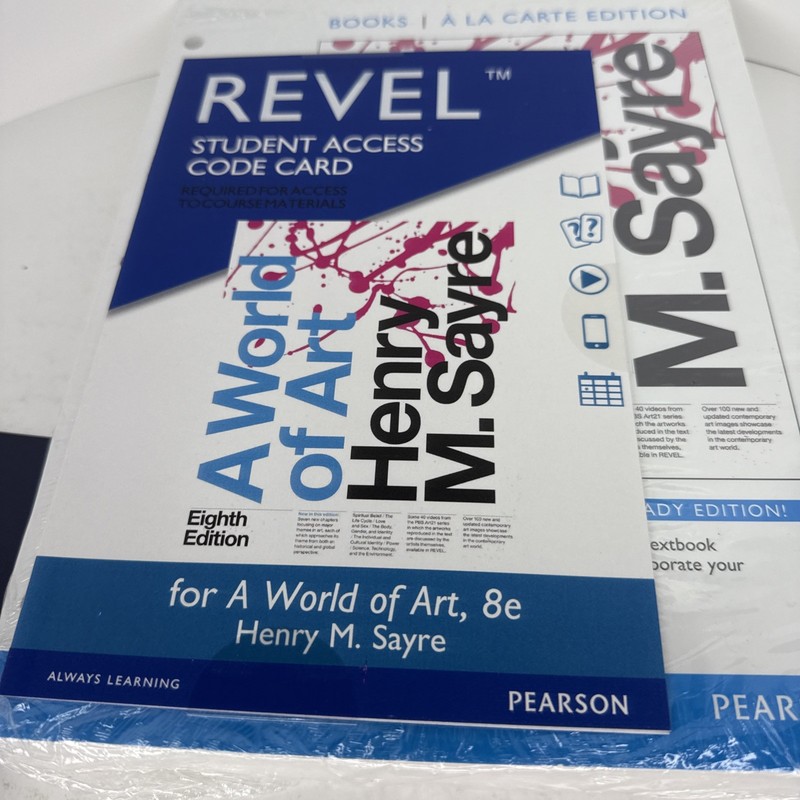 A World of Art, Books a la Carte (8th - Loose Leaf, Sayre - Sealed Access Code gallery
