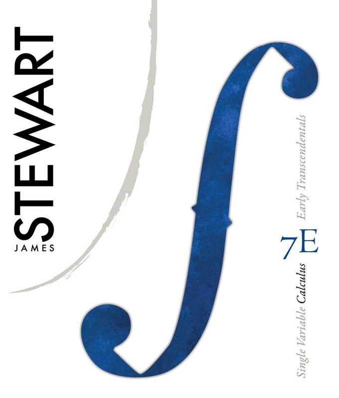 Single Variable Calculus: Early Transcendentals – hardcover Stewart, James