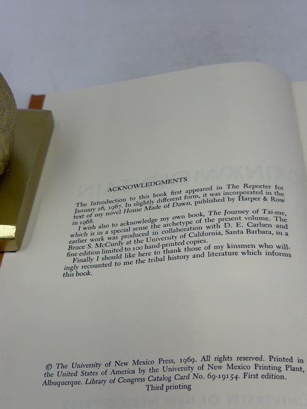 THE WAY TO RAINY MOUNTAIN by Scott Momaday (1969, HC/DJ) - FIRST EDITION-LIKE N gallery