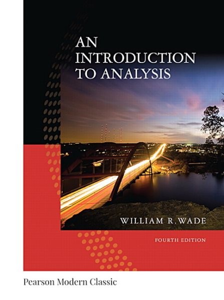 Introduction to Analysis, Paperback by Wade, William R., Brand New, Free ship…