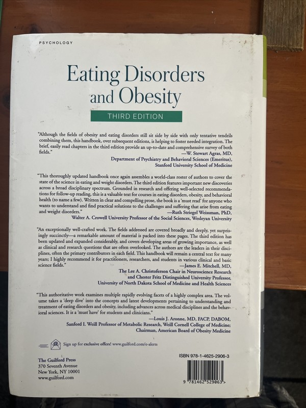Eating Disorders and Obesity, Third Edition : A Comprehensive Handbook by B.... gallery