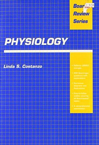 Physiology (Board Review) – Paperback By Costanzo, Linda S. – GOOD