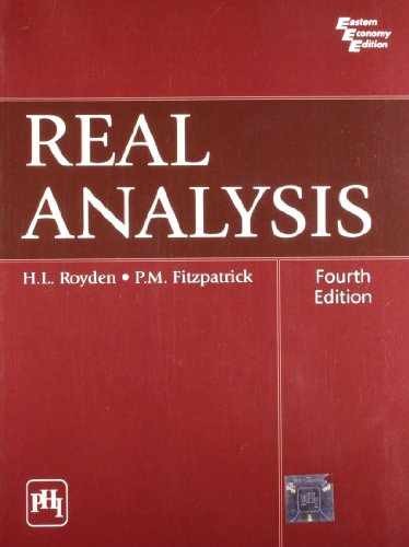 Real Analysis – Paperback, by H.L. Royden – Very Good