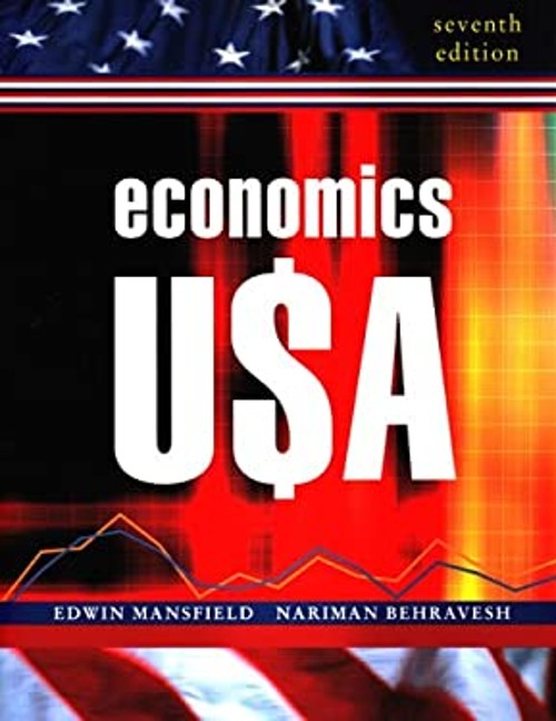 Economics U$a Paperback Edwin, Behravesh, Nariman Mansfield