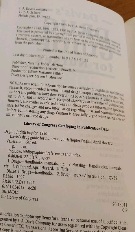 Davis's Drug Guide for Nurses by April Hazard Vallerand and Judith H. Deglin... gallery