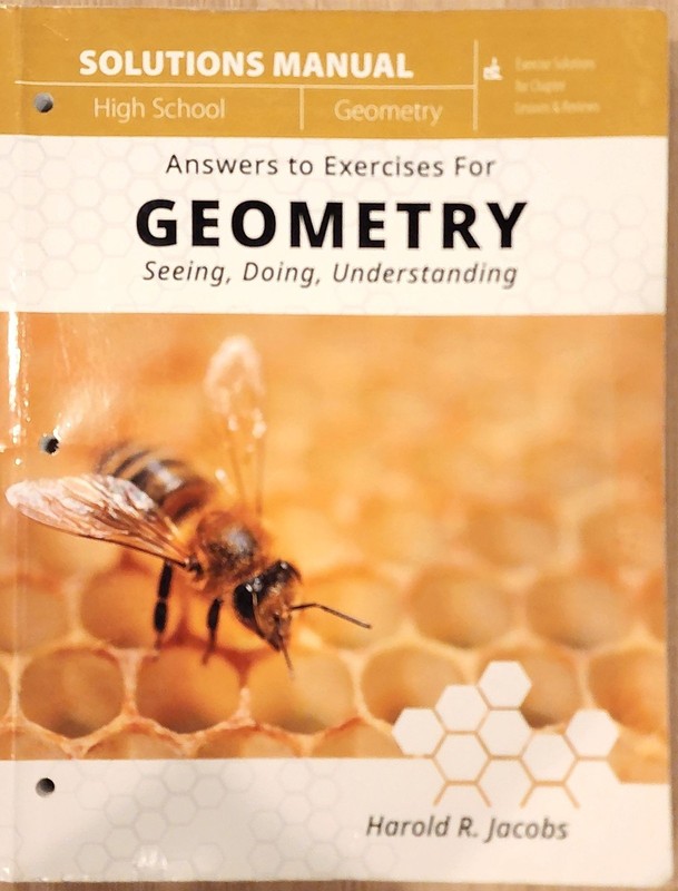 Jacobs Geometry Solutions Manual – Answers to Exercises for Geometry 2017