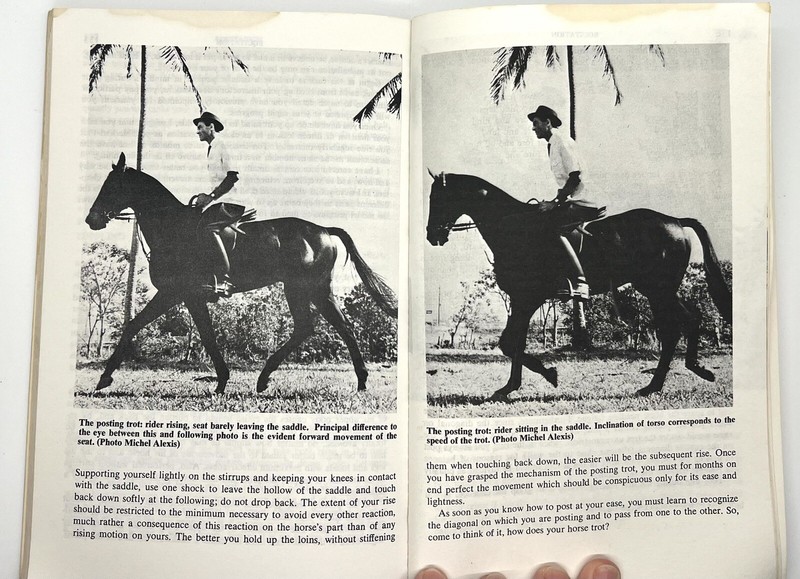 Equitation: Learning and Teaching by Jean Froissard PB 1978 Edition Vintage gallery