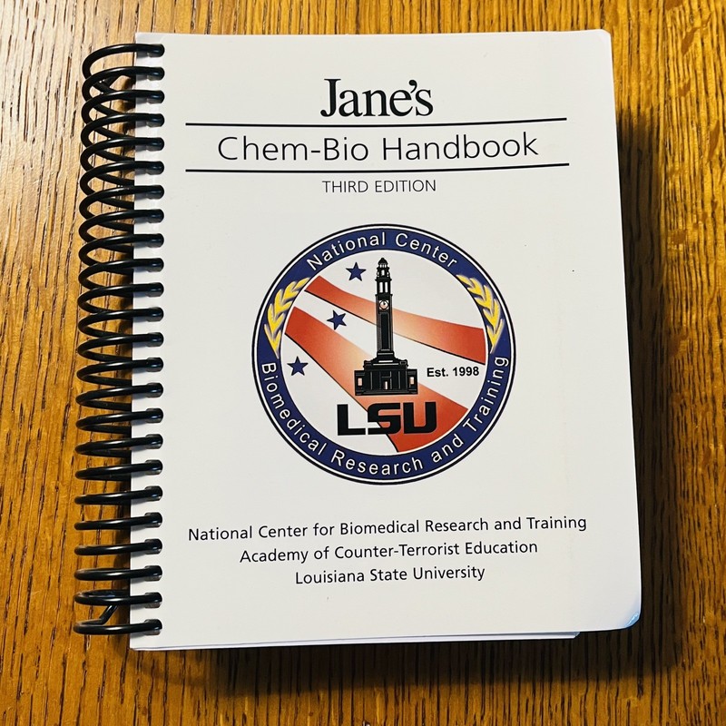 Jane’s Chem-Bio Handbook 3rd Edition And Emergency Response To Terrorism