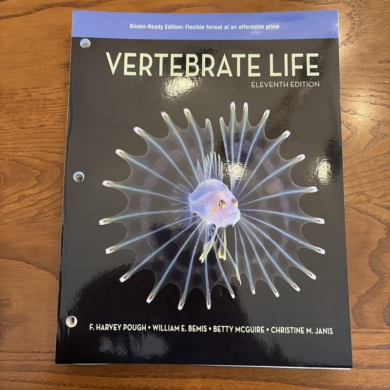 Vertebrate Life by Pough, Harvey, binder ready edition