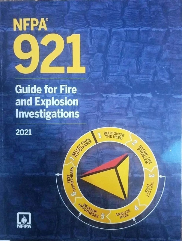 NFPA 921 Guide for Fire and Explosion Investigations 2021 Paperback NEW