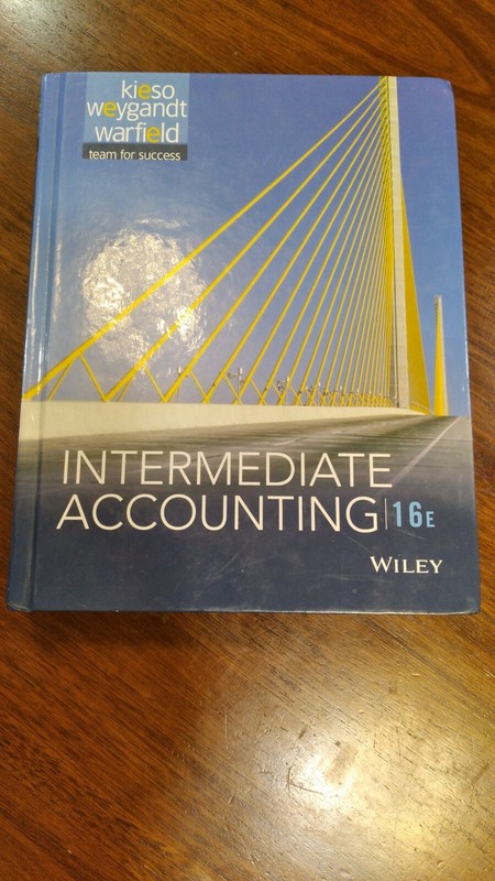 Intermediate Accounting 16th Edition — Hardcover – Very Good