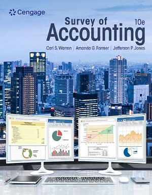Survey of Accounting – Hardcover, by Warren Carl S.; Farmer Amanda; – Very Good