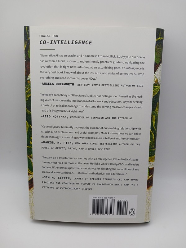 Co-Intelligence Living and Working with AI Ethan Mollick HB 2024 Penguin Random gallery