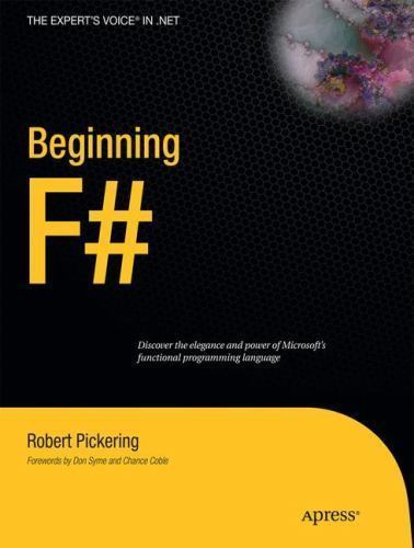 Beginning F#, Paperback by Pickering, Robert; Syme, Don (FRW); Coble, Chance …