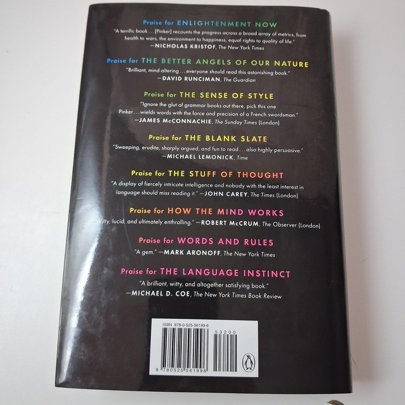 Rationality Steven Pinker Viking Black HC DJ 2021 First Edition Nonfiction gallery