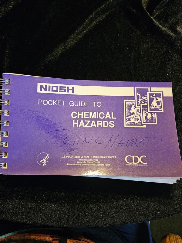 Pocket Guide To Chemical Hazards 1990