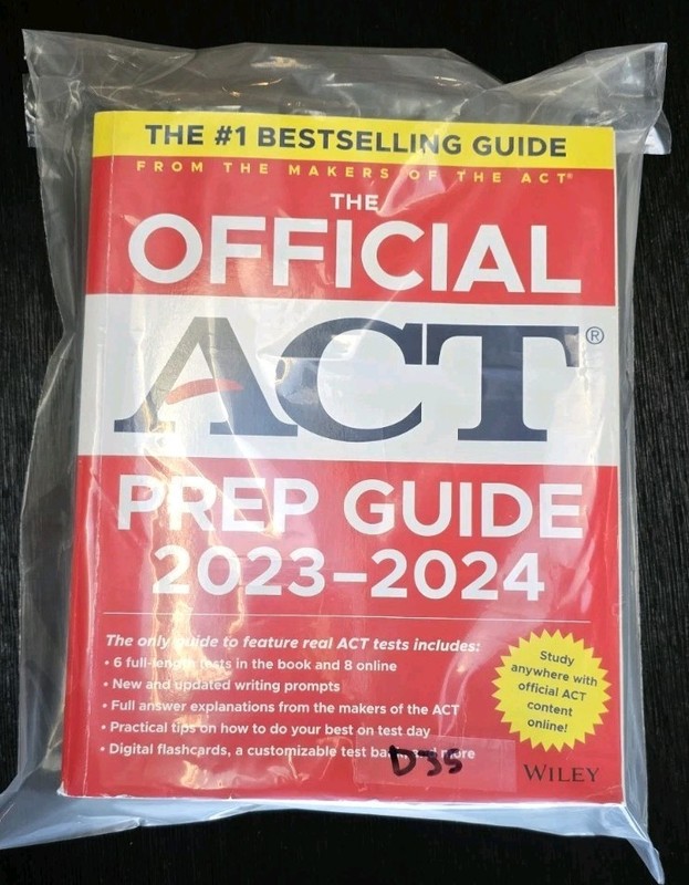 Official ACT Prep Guide 2023–2024 Test Prep Book NO Online Access gallery