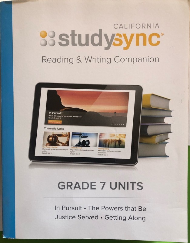 California Studysync Reading & Writing Companion Grade 7 Units