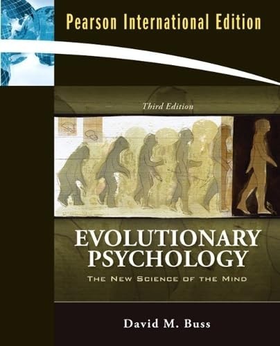 Evolutionary Psychology: The New Science … by Buss, David Paperback / softback