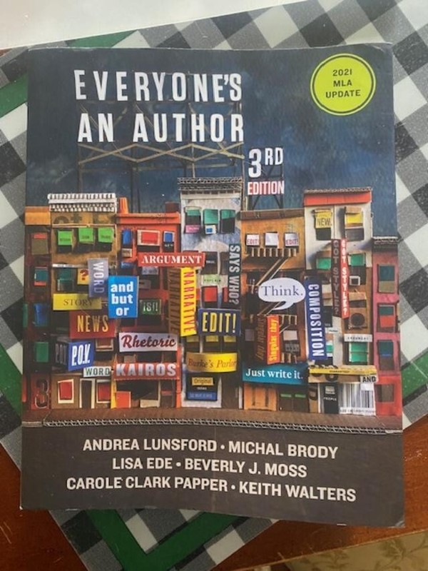 Everyone’s an Author 3rd Edition Paperback with Readings, Andrea Lunsford, Brody
