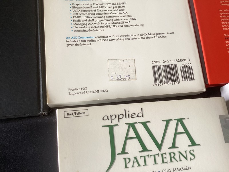 Prentice Hall Lot of 6 Books, Java, AIX, Mathematics gallery