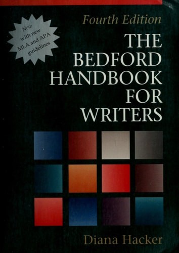 The Bedford Handbook for Writers, Hacker, Diana, Very Good Book