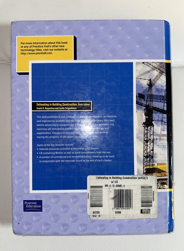 Prentice Hall Estimating in Building Construction [With CDROM] gallery