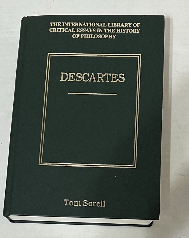 Descartes International Library Critical Essays by Tom Sorell (1999, Hardcover)