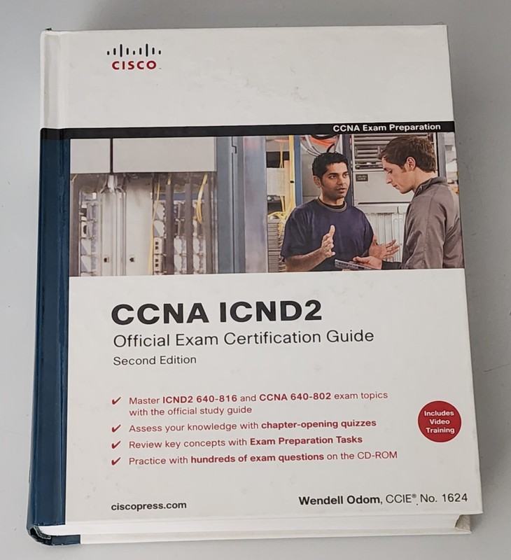 CCNA ICND2 Official Exam Certification Guide Hardcover Book W/CDs