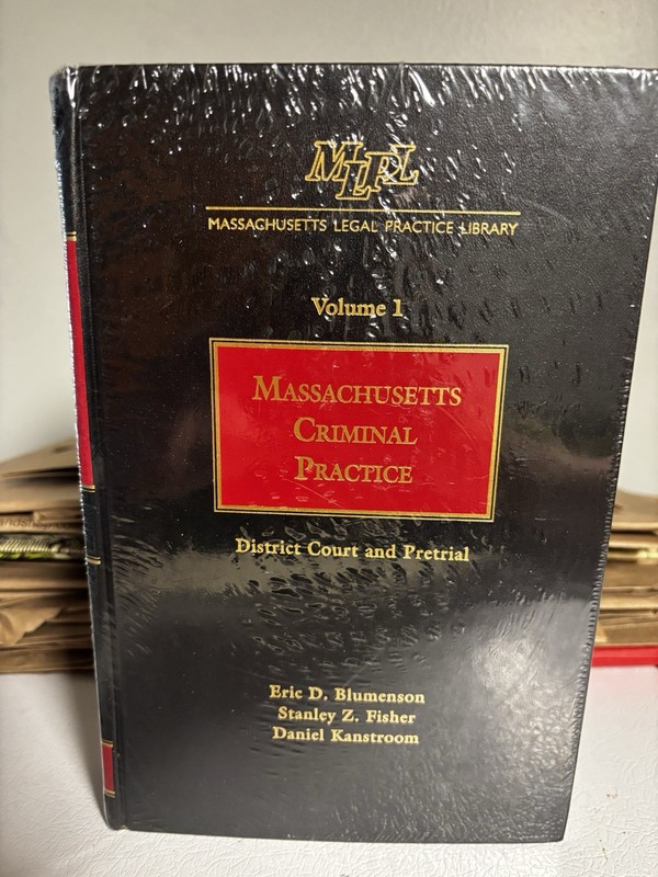 Massachusetts Criminal Practice Volume 1 District Court And Pretrial LexisNexis
