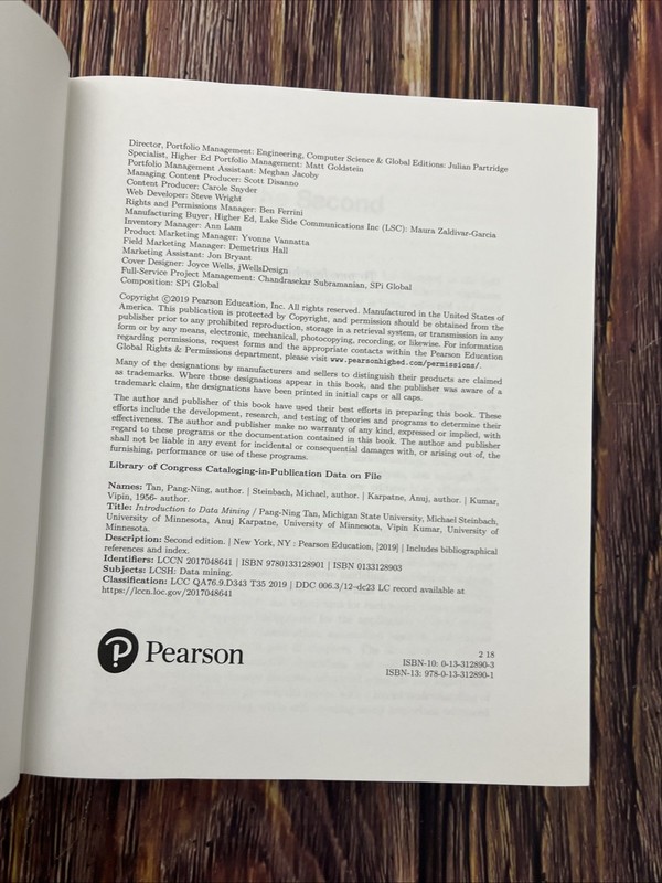 Introduction to Data Mining [2nd Edition] [What's New in Computer Science] gallery