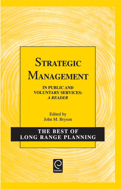 Strategic Management In Public And Voluntary Services: A Reader