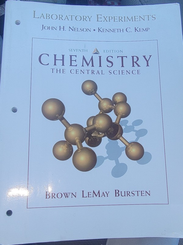 Chemistry S/G, Brown, Good Condition, ISBN 0135783607
