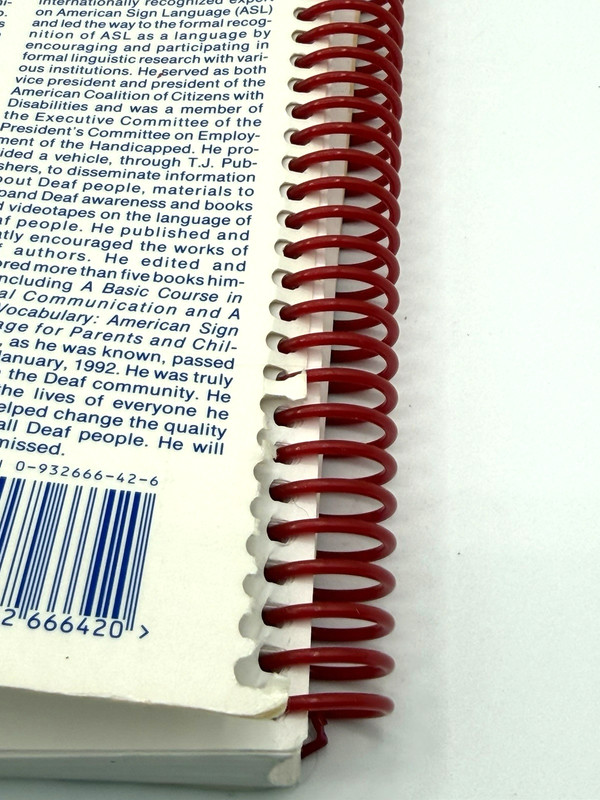 A Basic Course in American Sign Language by Tom Humphries - Spiral Bound PB gallery