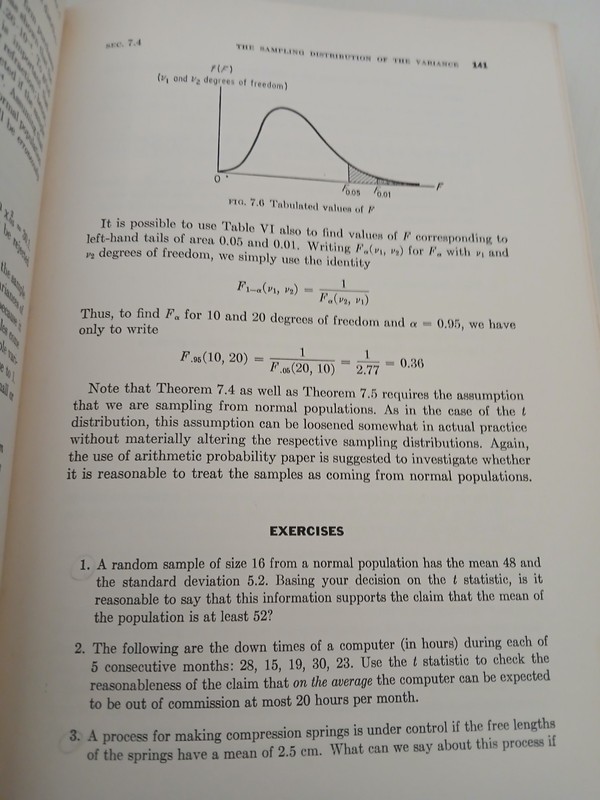 Irwin Miller / Probability and Statistics for Engineers Prentice-Hall 1965 gallery