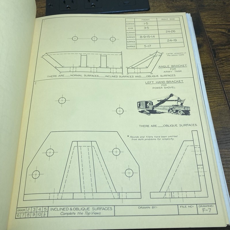 Technical Drawing Problems Series 2 Book Cecil Spencer 2nd Ed SC Vtg See Details gallery