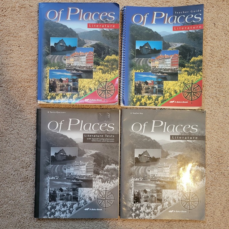 Abeka 8th Grade Of Places Literature, 3rd Older Edition