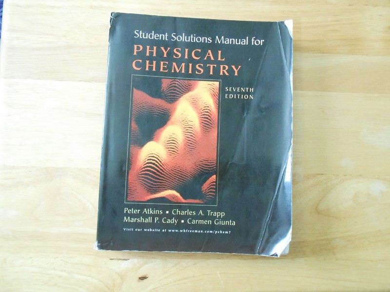 Student’s Solutions Manual for Physical Chemistry, Seventh Edition by Charles Tr