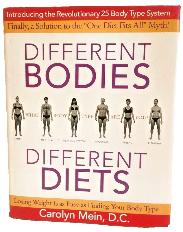 VTG 2000s Different Bodies Different Diets First Edition Y2K PB Diet Book