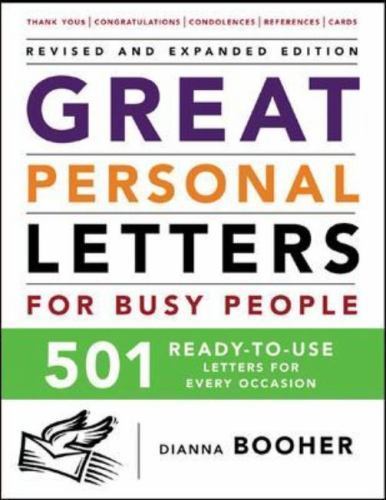 Great Personal Letters for Busy People: 501 Ready-to-Use Letters for Every Occa