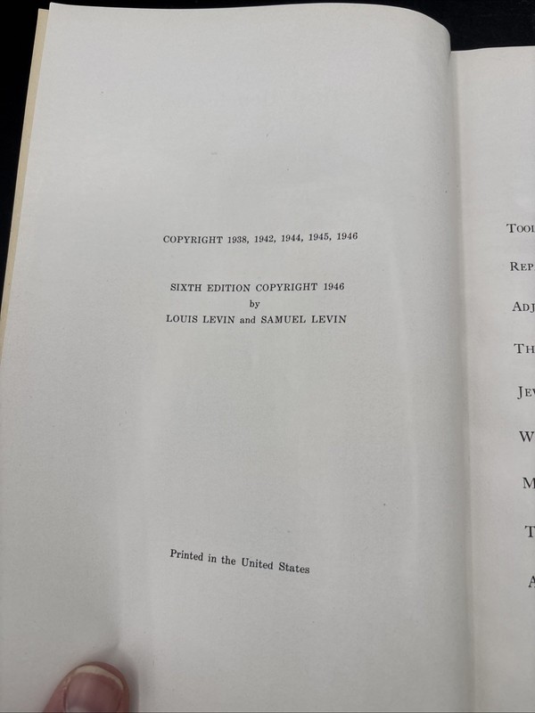 1946 Practical Benchwork for Horologists Watchmakers Levin Machinists gallery