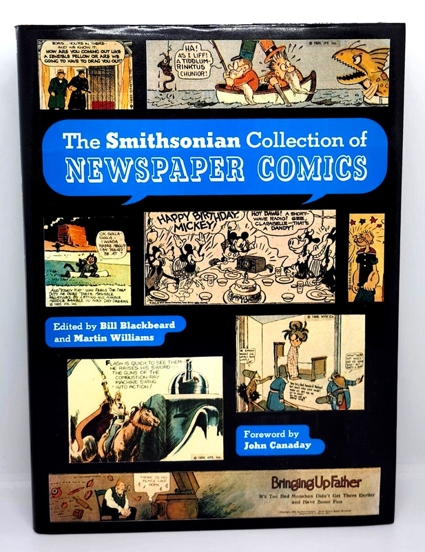 THE SMITHSONIAN COLLECTION OF NEWSPAPER COMICS ~ LARGE COFFEE TABLE HARDCOVER