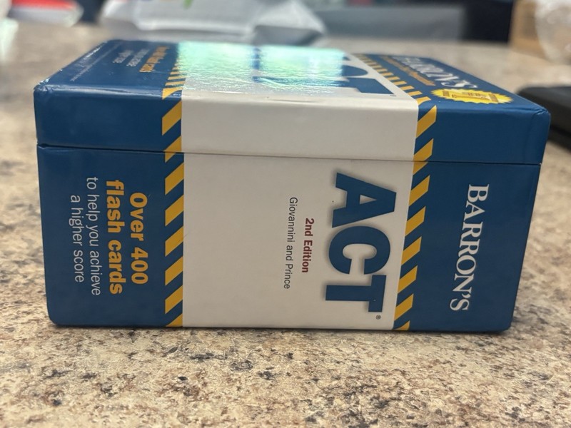 Barrons ACT 2nd Edition Flash Cards Score Higher Over 400 Cards Unused gallery