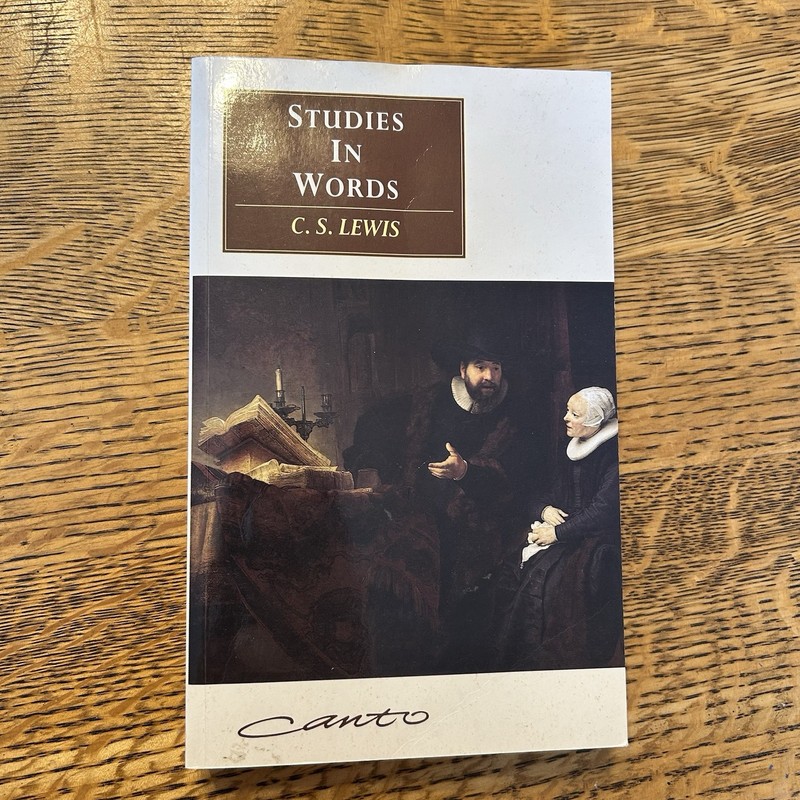 Studies In Words C.S Lewis Canto Cambridge Publishing Paperback 1991