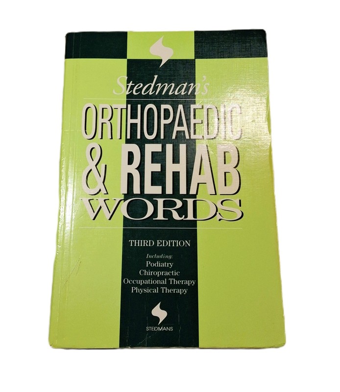 Stedman’s Medical Words Books Lot of 4 OB-GYN Pediatric Ortho Rehab Equipment gallery