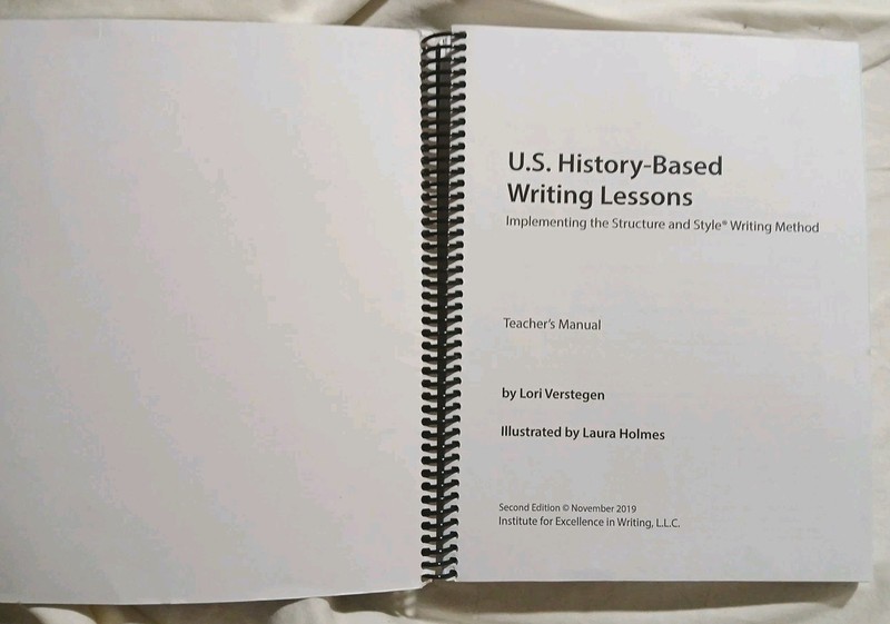 IEW US History- Based Writing Lessons Teacher's Manual 2nd Edition Like New gallery
