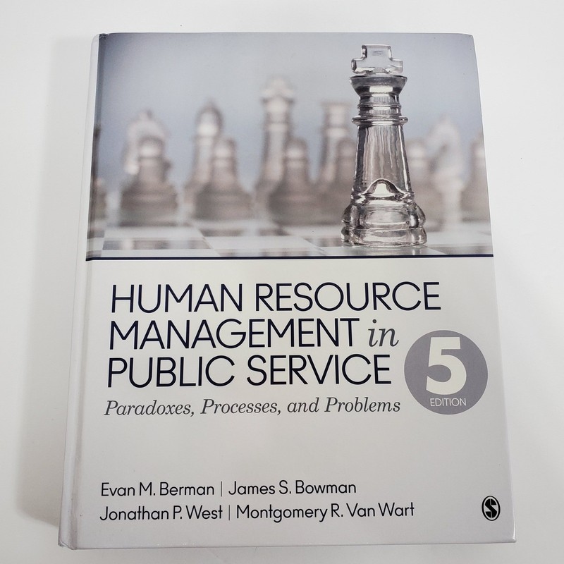 Human Resource Management Public Service 5th Edition Social Sciences Hardcover