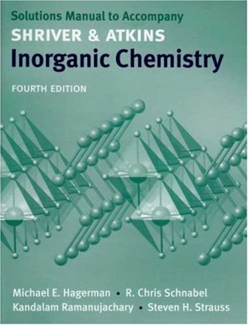 Inorganic Chemistry Michael, Schnabel, Chris, Shriver, Duward Hag
